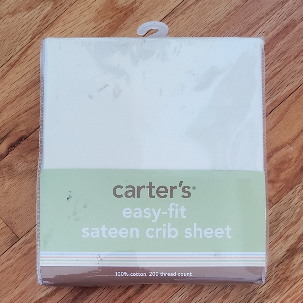 Carter's Easy Fit Sateen Crib Sheet